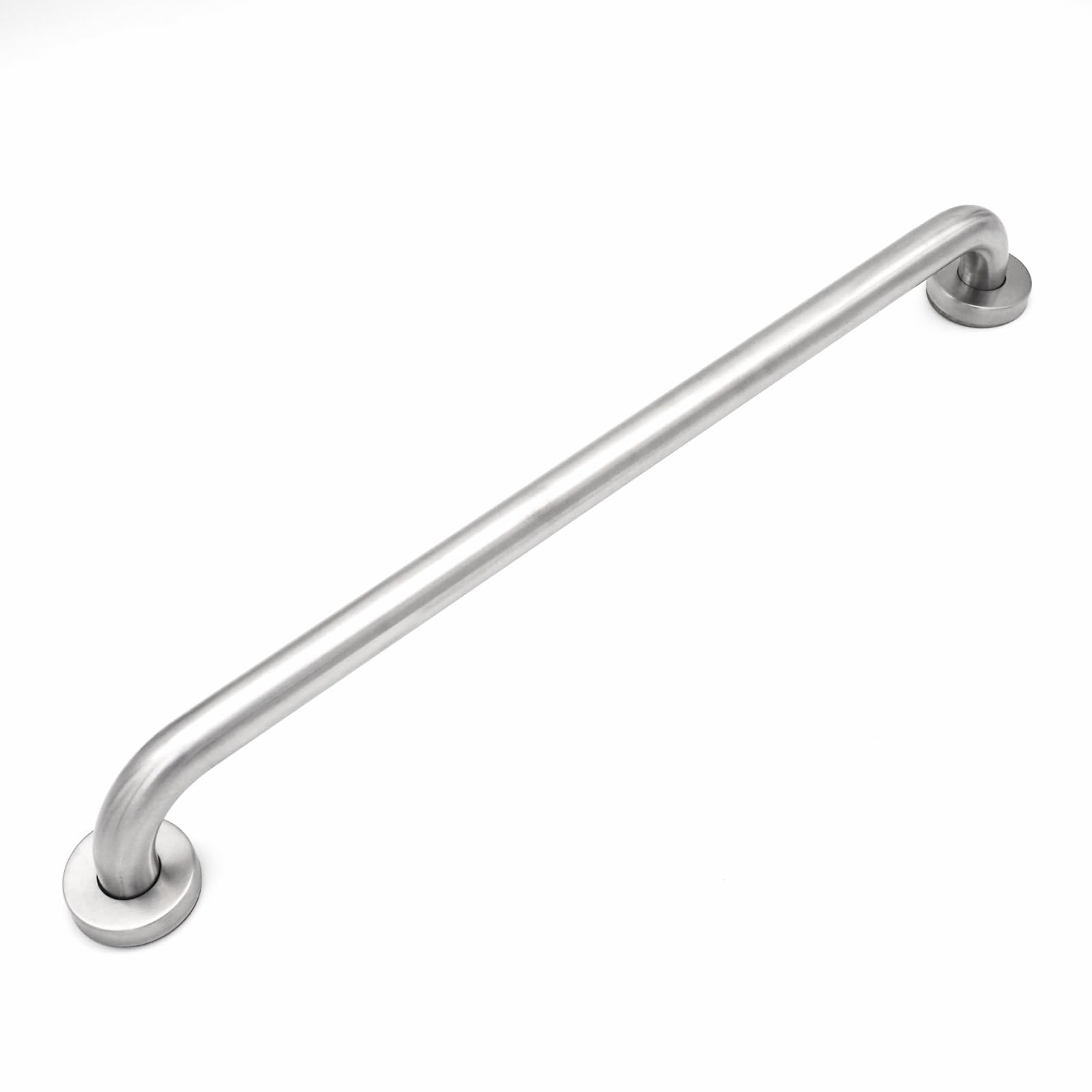 WITEN&NOCK Barre d'appui en acier inoxydable - 60 cm - Pour salle de bain et douche - Pour personnes âgées, salle de bain sans barrière - Mat