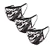 Island Wear 3-Pack Unisex 2-Ply Fashion Washable Reusable Shield Breathable Face Cover (Camo)