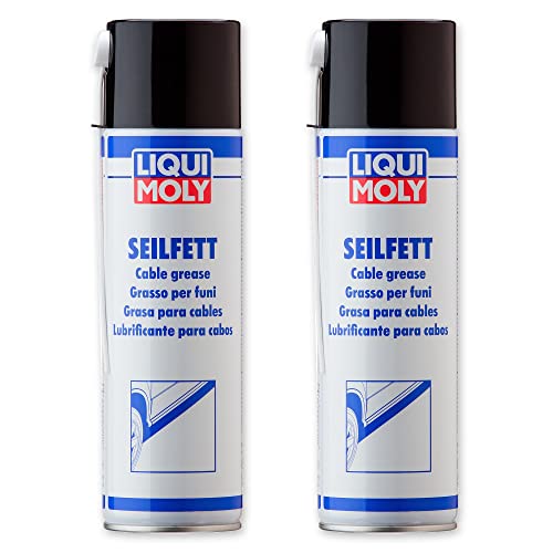 2x LIQUI MOLY 6135 Seilfett Spray Hohlraumversiegelung Dose Aerosol 500ml