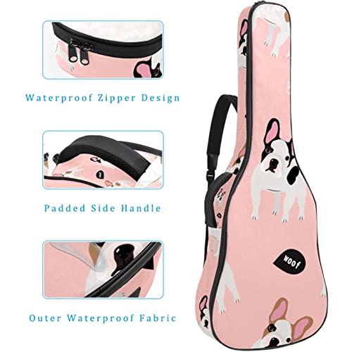 Housse imperméable pour guitare acoustique avec double bandoulière et poche Motif chats, Multicolore 06, 42.9×16.9×4.7… - Les Beatles, Paul McCartney, John Lennon, RIngo Starr, George Harrison Housse imperméable pour guitare acoustique avec double bandoulière et poche Motif chats, Multicolore 06, 42.9x16.9x4.7… – Image 5