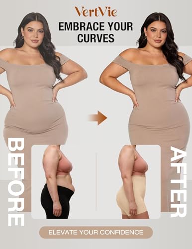 Image of Vertvie Tummy Control Shapewear Shorts High Waisted Butt Lift