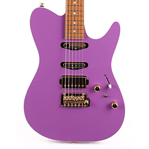 Ibanez Lari Basilio LB1-VL Violet – Guitare électrique (+étui) - Les Beatles, Paul McCartney, John Lennon, RIngo Starr, George Harrison Ibanez Lari Basilio LB1-VL Violet - Guitare électrique (+étui)