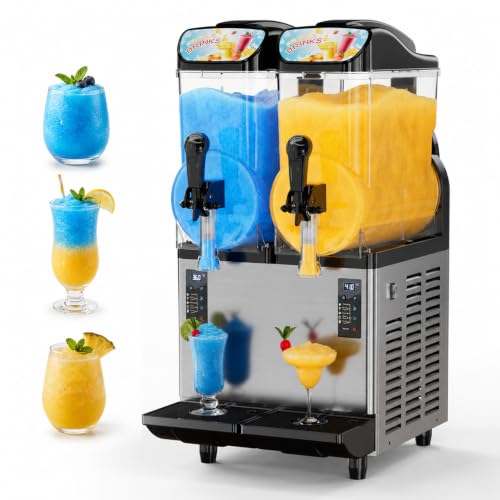 15Lx2 Double Tank Commercial Slushy Machine (Mojgar)