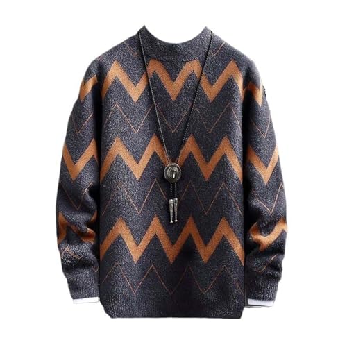 Pull style décontracté homme tricot chaud pour l'hiver