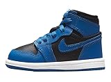 Jordan Baby Boy's Jordan 1 Retro High OG (Infant/Toddler) Dark Marina Blue/Black/White 8 Toddler M
