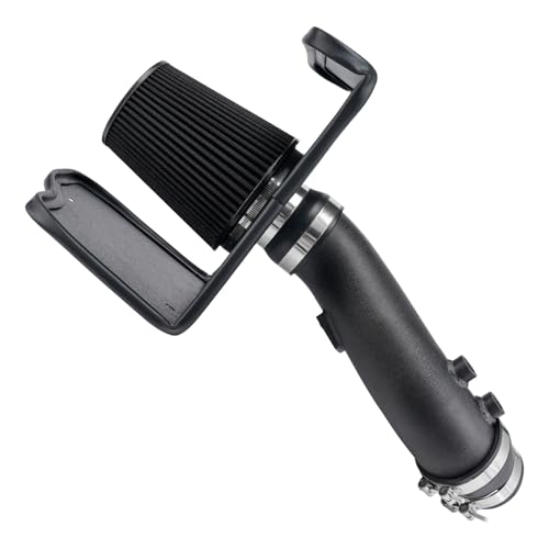 KAX 3.75 inch Cold Air Intake System Kit + Heat Shield Replacement for 2012-2019 Tundra 5.7L, 2020-2021 Tundra, Black