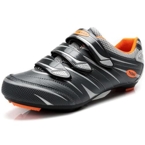 Zapatillas de Ciclismo para Hombre/Mujer – Zapatillas de Spinning Transpirables, Compatibles con Pedales SPD, SPD-SL y Look Delta - G01 42 EU