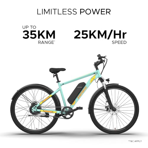 Image of EMotorad X1 Electric Cycle for Men & Women | 45km Range | Removable Battery