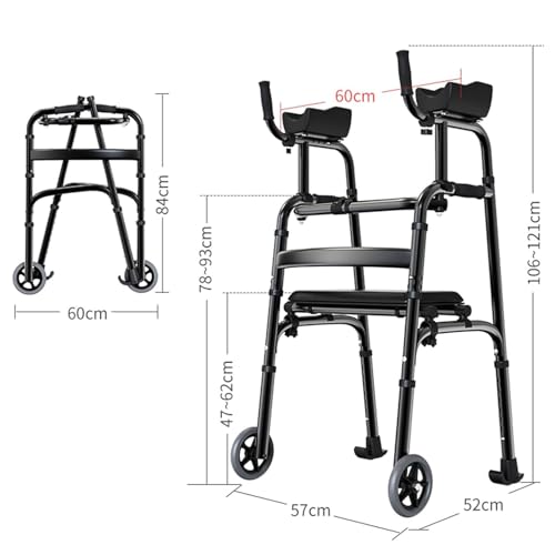 Déambulateur vertical de mobilité pour marcher droit sans douleur au dos