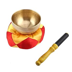 Tibetaanse klankschaal set met hamer en kussen Boeddhisme Singing Bowl meditatie messing klankschaal voor mindfulness…