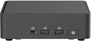 2025 IntelASUS NUC 15 Pro NUC15CRKI3 Mini PC, 15th Gen Core 3 Inte100U Hexa-Core 1.20GHz, 16GB DDR5 RAM | 512GB NVMe SSD | Inte Graphics, Thunderbolt 4, Wi-Fi 7 BT 5.4, 2.5GbE, Win11 Pro