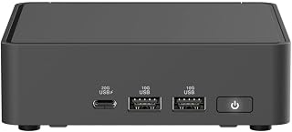 2025 IntelASUS NUC 15 Pro (NUC15CRKI3) Mini PC, 15th Gen Core 3 Inte100U Hexa-Core 1.20GHz, 16GB DDR5 RAM | 512GB NVMe SSD | Inte Graphics, Thunderbolt 4, Wi-Fi 7 BT 5.4, 2.5GbE, Win11 Pro