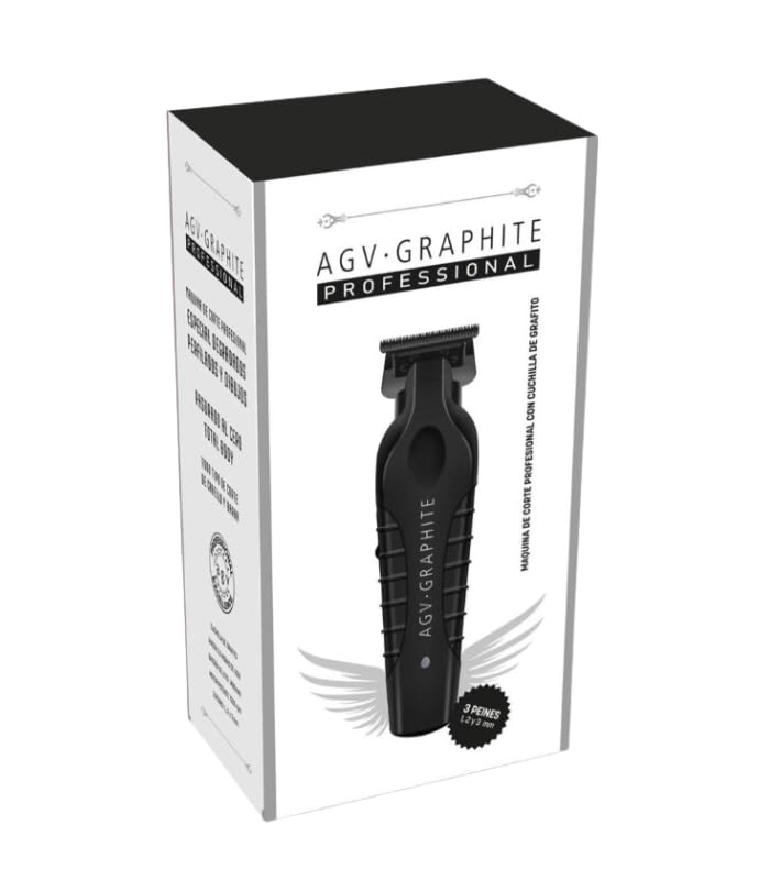 My Hair MÁQUINA CORTAPELO AGV GRAPHITE SIN BASE DE CARGA. Máquina de corte con cuchilla de grafito, especial degradados, perfilados y dibujos.