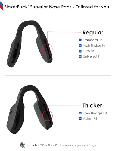 Image of BLAZERBUCK Replacement Nose Piece Nose Pads for Oakley Activate OX8173 Eyeglasses