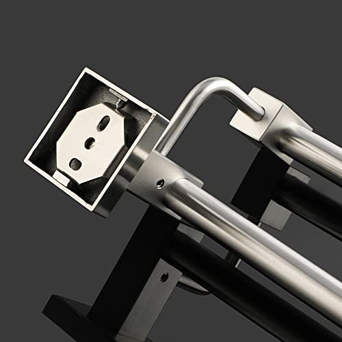 Alise Bathroom Double Towel Bar Towel Hanging Rod/Rail Storage Wall Mount 25-Inch Towel Rack Holder,Gjls7600-Ls Sus304 Stainless Steel Brushed Nickel #TOP6