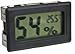 Avianweb AV-1951HT Digital Mini Instant-Read Temperature (Fahrenheit) & Humidity Gauge Thermometer (Hygrometer) Most Popular Applications for Cars, Incubators and Brooders, 2 Inch, Black