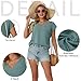 Lepunuo Womens Summer Tops Cap Sleeve Textured Dressy V Neck Shirts 2026 Work Office Blouses Business Casual Outfits