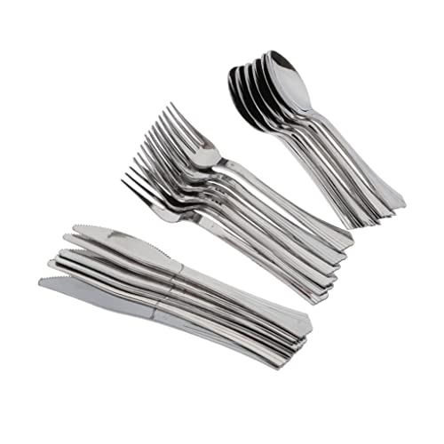 18�Z�b�g �g���̂ăJ�g�����[ �v���X�`�b�N�� �t�H�[�N �i�C�t �X�v�[�� �V���o�[ �p�[�e�B�[ �C�x���g�p