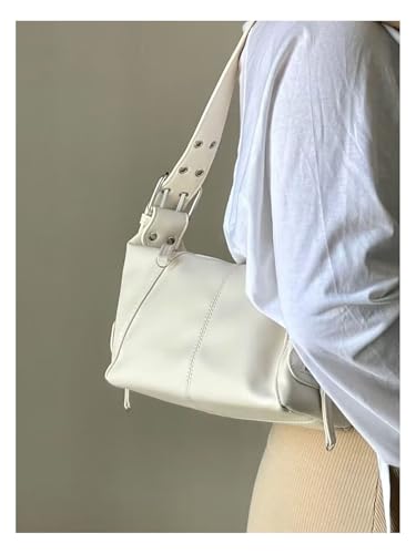 Floerns Women's Y2k Leather Hobo Bag Street Grommet Eyelet Shoulder Handbag3