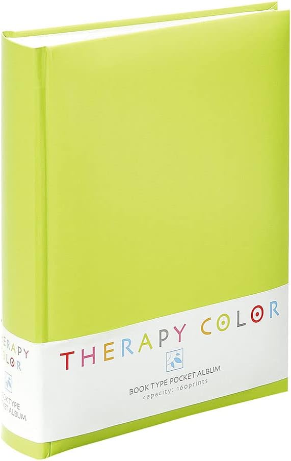 Nakabayashi color therapy Approaching book-type two-stage pocket album relax Green TCBP-160-RG (japan import)
