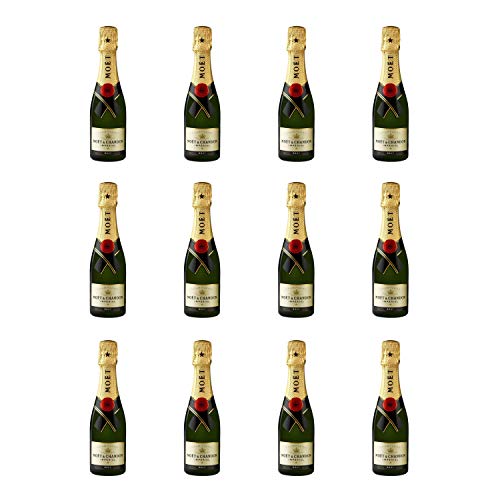 MOET AND CHANDON MINI BOTTLES 20CL BRUT x 12 BOTTLES