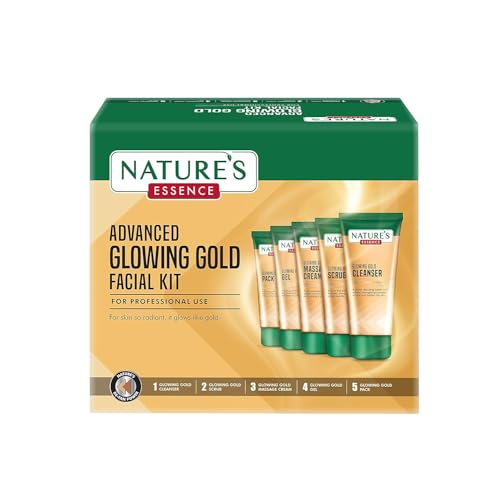 Nature’s Essence Glowing Gold Facial Kit, 500g