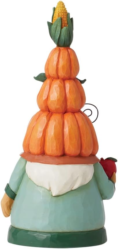 Enesco Jim Shore Heartwood Creek Harvest Pumpkin Hat Gnome Figurine, 6.1 Inch, Multicolor - Image 2