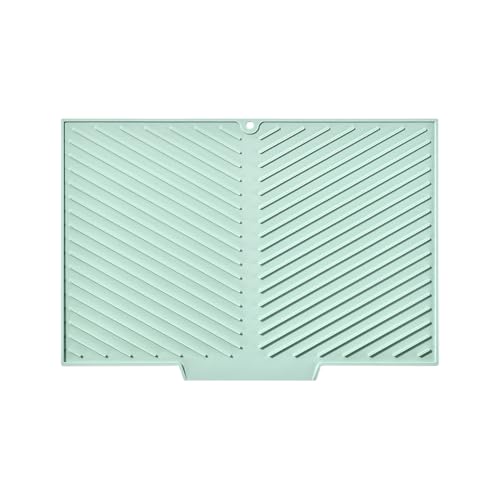 Matter À Sécher Les Plats - Séchage De La Vaisselle Des Plats | Packees Couverts En Silicone | De Chauffage Almohadilla 15 X 10 Pouces, Fournitures De Cuisine Drainer Les Légumes, Les Supports