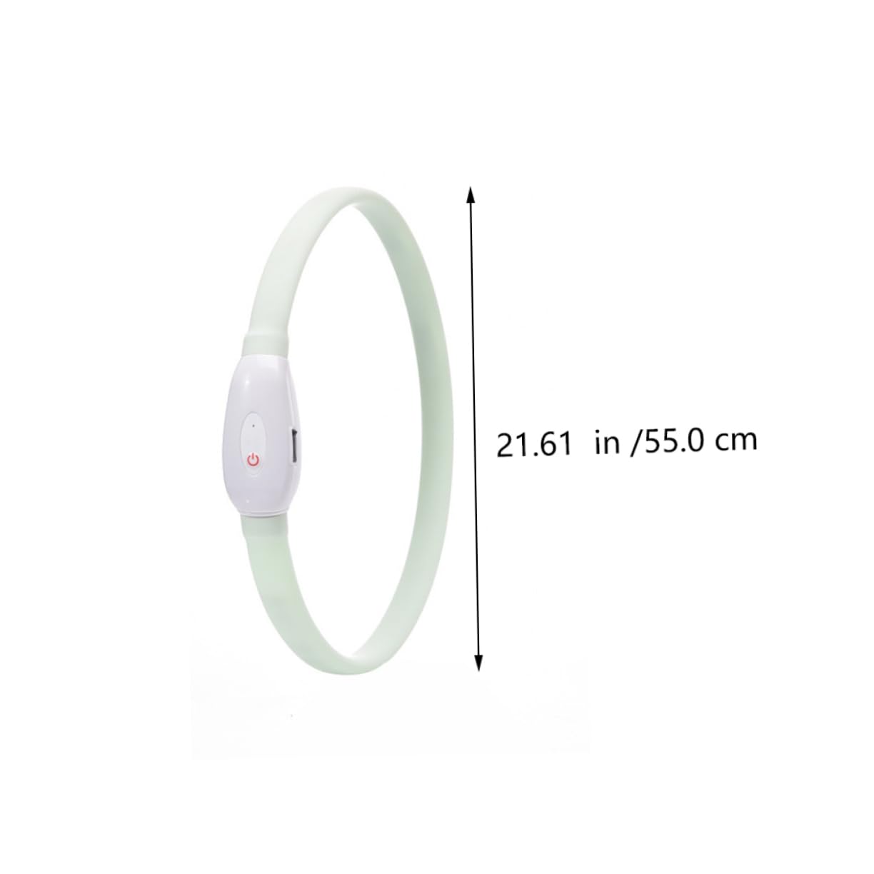 PRETYZOOM 3 Ensembles Collier Lumineux pour Animaux De Compagnie Collier LED Petit Collier De Chiot Lumière De Collier De Chien Lustre LED Batterie Intégrée Payant Blanche Lumière Aveuglante