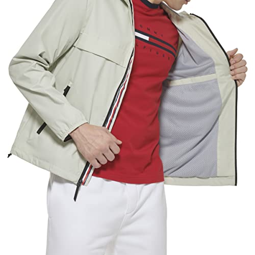 Image of Tommy Hilfiger Men's Simple Hooded Rain Jacket