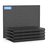 VOOPNU DH-JHD08 Washable Air Filter Replacement for Dust, Hair, Pet Dander, Lint, Fibers - Washable Version (Black), 5 Pack