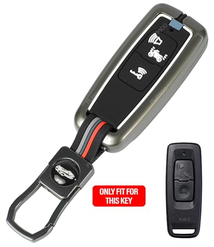 Image of Metal Silicon Key Cover Compatible for Honda Activa | Dio | H-Smart, Scooter Metal & Silicon Protection Special Feature Visible in Low-Light Conditions