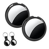 2er Pack Tracker Tag [Apple MFi-Zertifiziert] Kompatibel mit Apple Wo ist? App (Nur iOS) Smart Bluetooth Koffer Tracker Tagg Schlüsselfinder GPS Weltweite Ortung für Haustier Geldbörse Hundegepäck