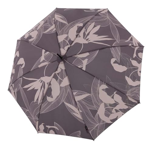 Knirps paraguas T.760 Stick Automatic Garden Earth malva para lluvia