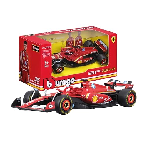 Burago Ferrari SF-24 Charles Leclerc #16 2024 - Modellino...