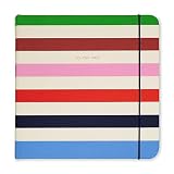 Kate Spade New York Password Book with Tabs, 170 Page Password Journal, Spiral Password Book with Leatherette Hardcover, Adventure Stripe