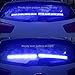 WOWTOU 2 in 1 Traffic Advisor LED Blue Emergency Strobe Light Bar for Volunteer Firefighter EMT Law Enforcement Vehicles Trucks POV Interior Safety Flashing