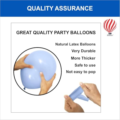 Image of Hk Balloons 45Pcs Baby Boy Decoration Printed Balloons For Boss Baby Theme Decorations Item For Blue And White Themed Decorations Balloons