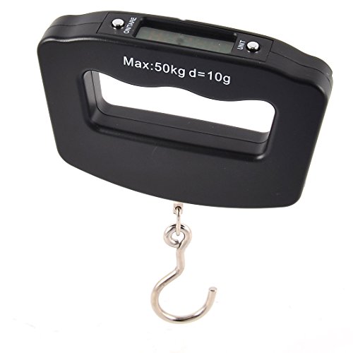 Báscula Colgante Digital 50Kg LCD Plástico Negra miniatura 4