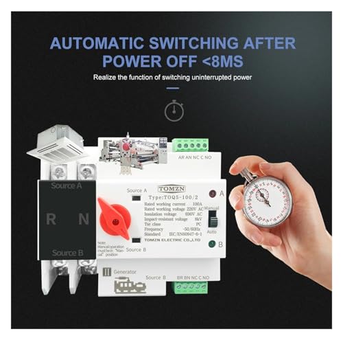 Inverseur source automatique double puissance protégez votre maison des coupures 4P - 4