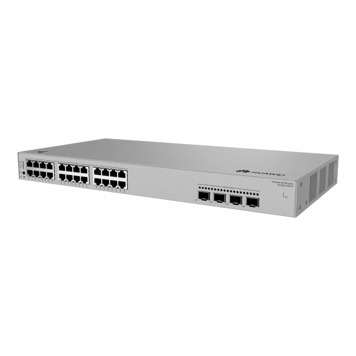 Switch Huawei S220S 24 Puertos 10/100/1000BASE-T PoE+, 4 Puertos 2.5GE SFP