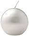 Produktbild Eika Kugelkerze silber 70 mm