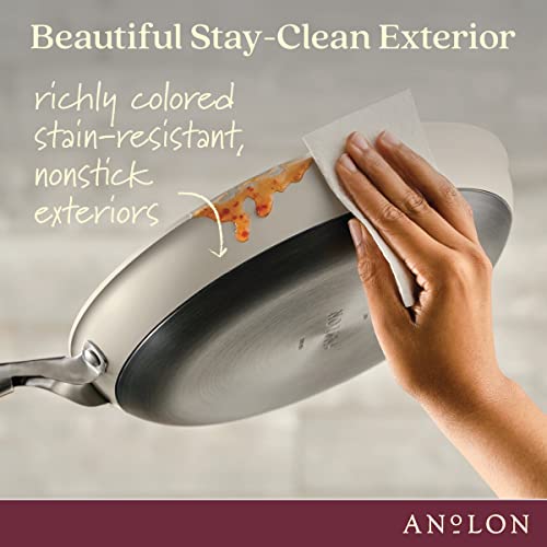 Anolon Achieve Hard Anodized Nonstick Frying Pan/Skillet, 12 Inch, Silver #TOP4