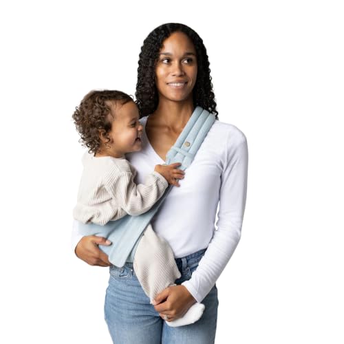 Mab Monarch Toddler Sling Carrier Ergonomic Hip Carry Support for Toddlers Adjustable and Breathable Sling for Easy Up/Down & Comfortable Holding (1645 lbs Denim)