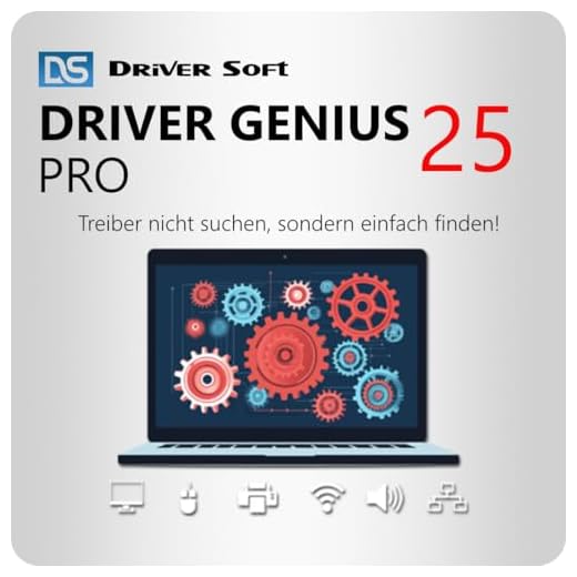 Driver Genius 25 Platinum - Automatische Treiber-Updates & PC-Optimierung für Windows-PCs | Platinum | 3 Gerät | 1 Benutzer | 1 Jahr | PC Aktivierungscode per Email