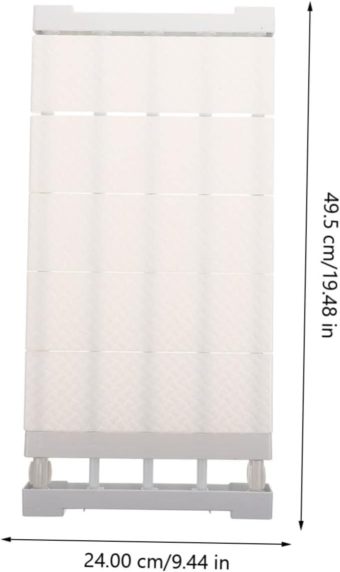 Space-Saving Wardrobe Partition Closet Organization Rack Tension Shelf Sturdy Abs Material Easy Adjustment