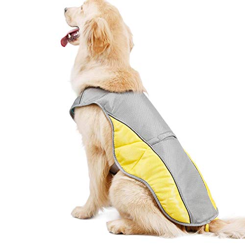 BO&CHAO Chaleco de refrigeración para Perro, Chaleco de enfriamiento para Exterior con Tiras Reflectantes y Hebillas, Apto para Perros al Aire Libre, Caminar, Deportes, Escalada