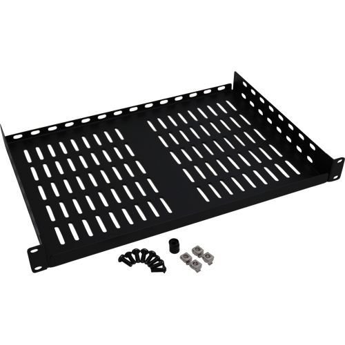 TRIPP LITE SRSHELF2P1U 1U, CANTILEVER FIXED SHELF, STEEL; RACK U HEIGHT:1U; EXTERNAL WIDTH - METRIC:482.6MM; EXTERNAL DEPTH - METRIC:304.8MM; FOR USE WITH:TRIPP-LITE 2 OR 4 POST RACK ENCLOSURES; EXTER