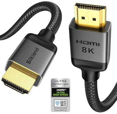 【Gecertificeerde 8K HDMI 2.1 kabel】- Slechts 1% van de HDMI-kabels heeft de HDMI 2.1 certificering gehaald. HDMI 2.1 is een belangrijke vooruitgang in de verbindingsstandaarden en biedt 48Gbps bandbreedte, eARC, Dolby Atmos, HDR10, VRR en een hogere ...