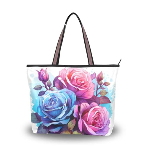 Image of Women Tote Bag, Large Shoulder Hobo Bags Casual Handbags Big Capacity Shopping Work Bag for Vacation, 5